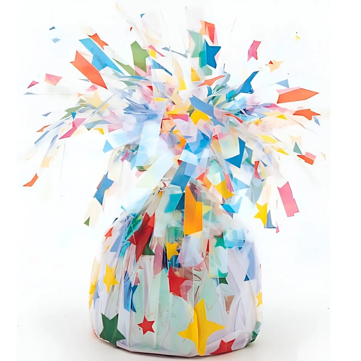 Rainbow Stars Foil Balloon Weights 6pk - NextParty