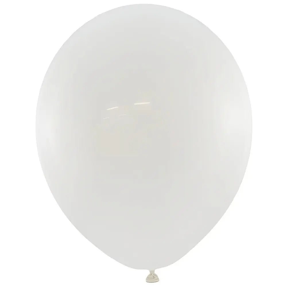 Standard White Latex Balloons 30cm (12") 100pk - NextParty