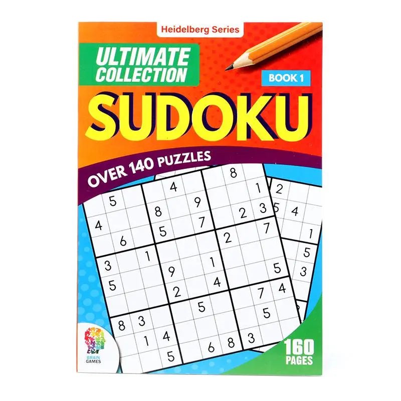 Sudoku Puzzle Books 4pk A5 160 - Page Large Print - NextParty