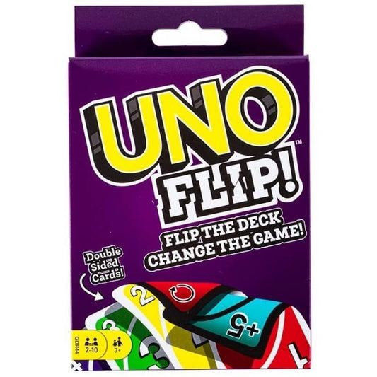 UNO Flip! Cards Double Side Playing Cards - Turn Over - NextParty