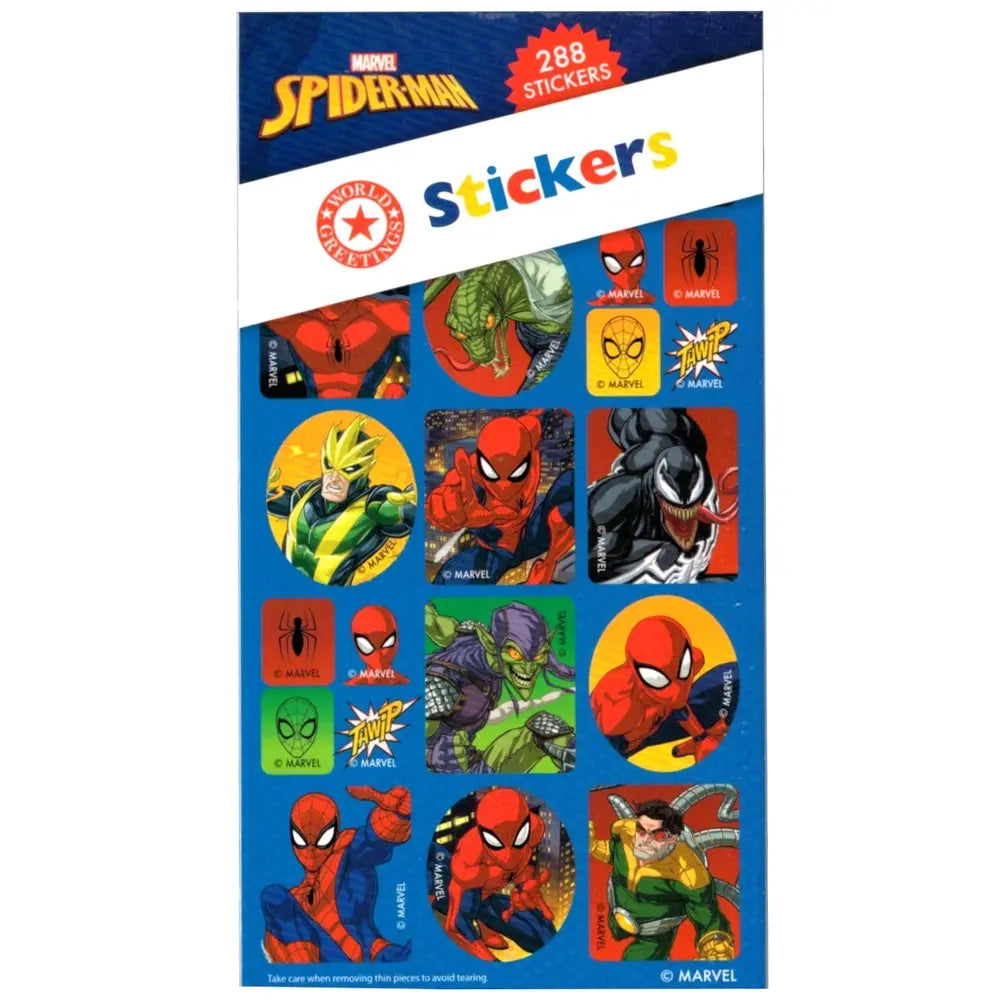 Spider-Man Sticker Book 288pk (12 Sheets)